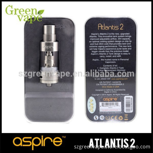 Wholesale Alibaba!!! Aspire Atlantis v2.0 Aspire Tank Aspire ESP 30w